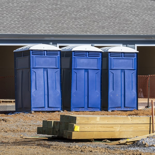 do you offer hand sanitizer dispensers inside the portable toilets in Metamora